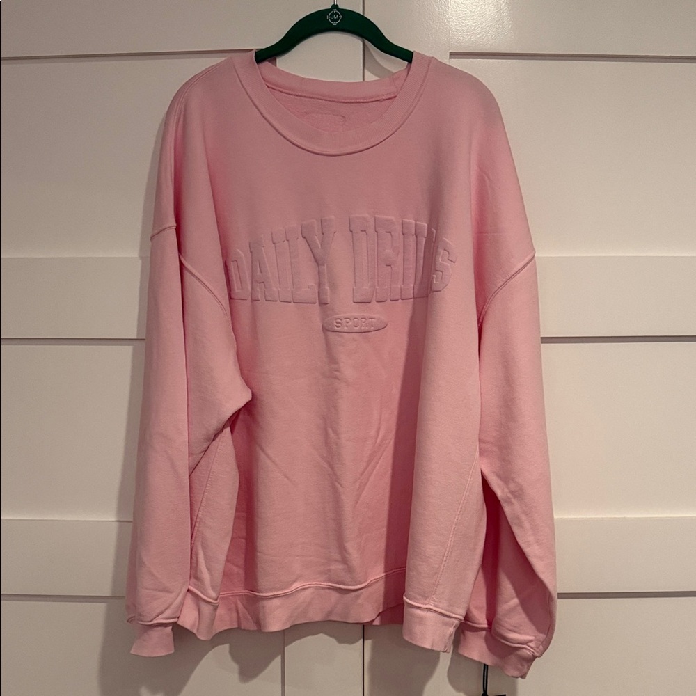 Daily Drills Oversized Crew Neck Sweatshirt